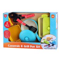 Playgo grilpannen set met accessoires - 8dlg.