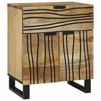Nachtkastje met lade Bruin 50 x 33 x 60 cm massief mangohout