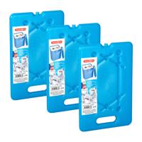 Platte dunne Koelelementen 800 gram - 3x - 30 x 20 x 1.5 cm - blauw - Voor koelbox en koeltas Platte dunne Koelelementen 800 gram - 3x - 30 x 20 x 1.5 cm - blauw - Voor koelbox en koeltas