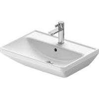 Duravit D-Neo wastafel 60x44x16.5cm 1 kraangat rechthoek Keramiek Wit 2366600000 - thumbnail