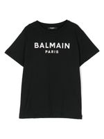 Balmain Kids t-shirt à logo imprimé - Noir - thumbnail