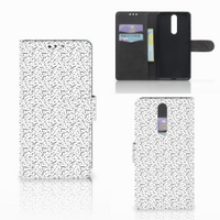 Nokia 8 Telefoon Hoesje Stripes Dots - thumbnail