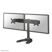 Monitorarm Neomounts D700DD 2x19-30" op voet zwart - thumbnail