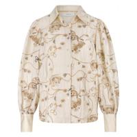 Nukus - Beige | Dames | Blouse | Beige | XL | regular | Kamst mode