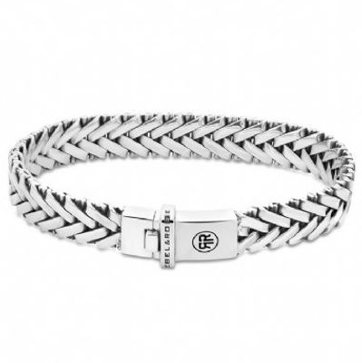 Rebel and Rose RR-BR035-S Armband Silver Line Helios 10 mm