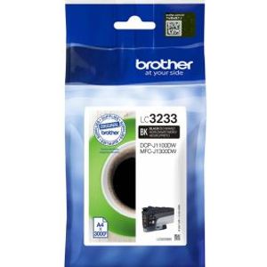 Brother LC-3233BK inktcartridge 1 stuk(s) Origineel Normaal rendement Zwart