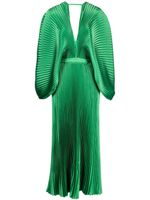 L'IDÉE robe plissée Versaille à coupe longue - Vert