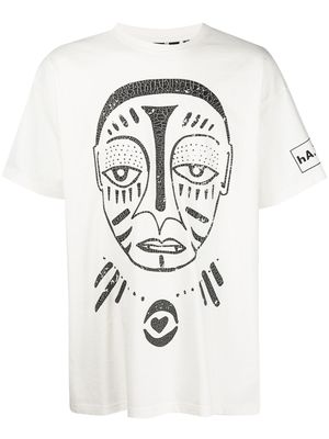 Haculla t-shirt Believe Face - Blanc