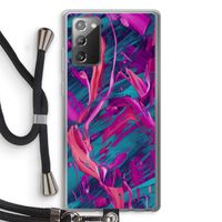 Pink Clouds: Samsung Galaxy Note 20 / Note 20 5G Transparant Hoesje met koord