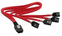 InLine 27620A SCSI-kabel Rood 0,75 m - thumbnail