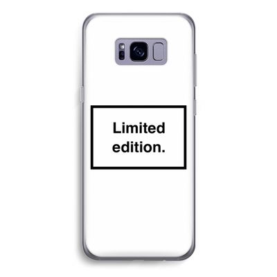 Limited edition: Samsung Galaxy S8 Transparant Hoesje