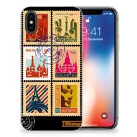 Apple iPhone X | Xs | Silliconen Back Cover | Postzegels