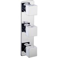 Xellanz Rombo 3-weg Inbouw Douchethermostaat Chroom