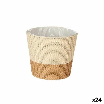 Bruin Touw Plastic 16 x 14,5 x 16 cm (24 Stuks)
