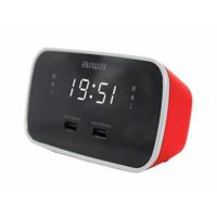 Wekkerradio Aiwa CRU19RD ROJO Rood