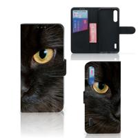 Xiaomi Mi A3 | Telefoonhoesje | Met pasjeshouder | Zwarte Kat