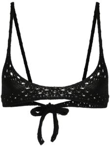 Cashmere In Love bralette Hanalei en crochet - Noir