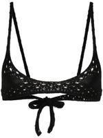 Cashmere In Love Hanalei crochet-knit bralette - Noir - thumbnail