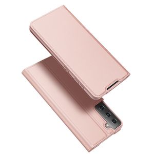Dux Ducis - Pro Serie Slim wallet hoes - Samsung Galaxy S21 Plus - Rose Goud