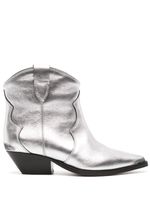 ISABEL MARANT bottines Dewina en cuir - Argent - thumbnail