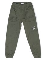 Calvin Klein Kids Trainingsbroek met geborduurd logo - Groen - thumbnail