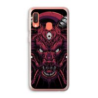 Hell Hound and Serpents: Samsung Galaxy A20e Transparant Hoesje Hell Hound and Serpents: Samsung Galaxy A20e Transparant Hoesje