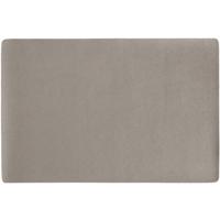 Zeller placemats lederlook - 1x - 45 x 30 cm - taupe - vegan leer - tafel onderleggers