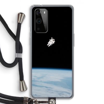 Alone in Space: OnePlus 9 Pro Transparant Hoesje met koord