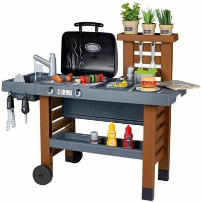 Speelgoedkeuken Smoby Garden Kitchen Barbecue 43 Onderdelen