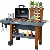 Speelgoedkeuken Smoby Garden Kitchen Barbecue 43 Onderdelen