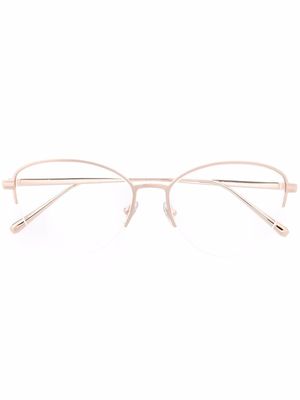 OMEGA EYEWEAR lunettes de vue à monture ronde - Rose