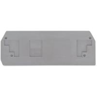 WAGO 283-350 Afsluit- en scheidingsplaat Grijs 50 stuk(s)