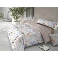 Dekbedovertrek set Pierre Cardin HOJARASCA Roze Bed van 90 3 Onderdelen