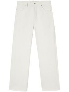 Jil Sander mid-rise straight-leg jeans - Blanc