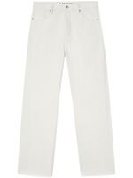 Jil Sander mid-rise straight-leg jeans - Blanc