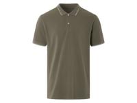 LIVERGY Heren poloshirt (Olijfgroen, XL)