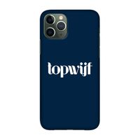 Topwijf Navy: Volledig geprint iPhone 11 Pro Hoesje