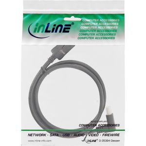 InLine 17151O DisplayPort kabel 1 m Zwart