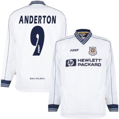 Pony - Tottenham Hotspur Retro Voetbalshirt 1996-1998 (Lange Mouwen) +