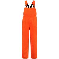 Tuinbroek volwassenen oranje
