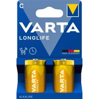 Batterij Varta Longlife Alkaline LR14 C (2x) - thumbnail