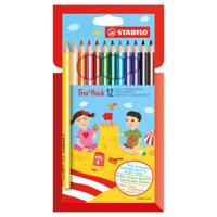 STABILO Trio thick kleurpotlood etui 12