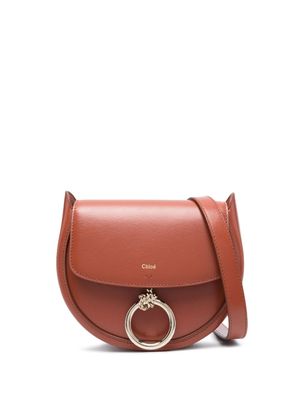 Chloé petit sac Arlene à bandoulière en cuir - Marron
