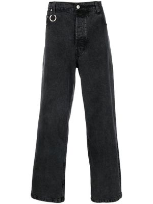 Études Studio jean droit à taille mi-haute - Noir