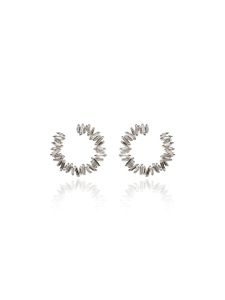 Suzanne Kalan boucles d'oreille en or 18ct ornées de diamants - Argent