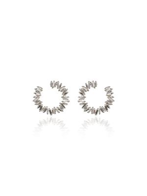 Suzanne Kalan boucles d'oreille en or 18ct ornées de diamants - Argent