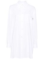 MOSCHINO JEANS robe-chemise en coton - Blanc - thumbnail