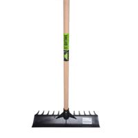 MM Eurotool Boxenkrabber hark zwart 40cm compleet met steel 160cm