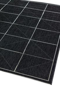 MOMO Rugs - Patio 07 Charcoal Check - Vloerkleed