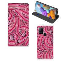 Samsung Galaxy A21s | Bookcase | Swirl Pink